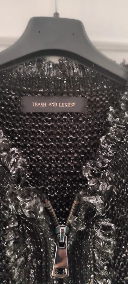 Giacca elegante donna nera e argento