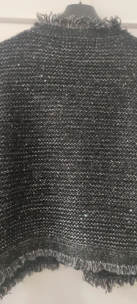 Giacca elegante donna nera e argento