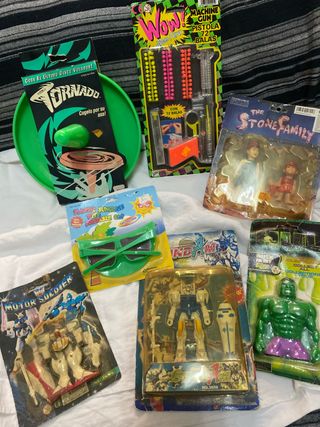 Lote Juguetes Antiguos Blisters Años 90/2000