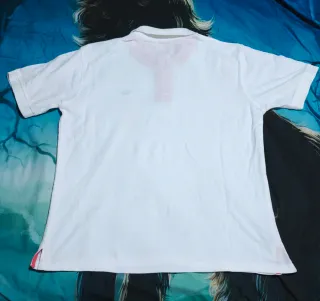 Polo Lacoste Blanco Talla S