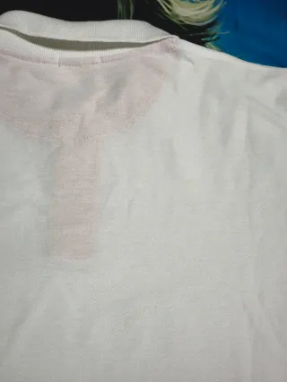 Polo Lacoste Blanco Talla S