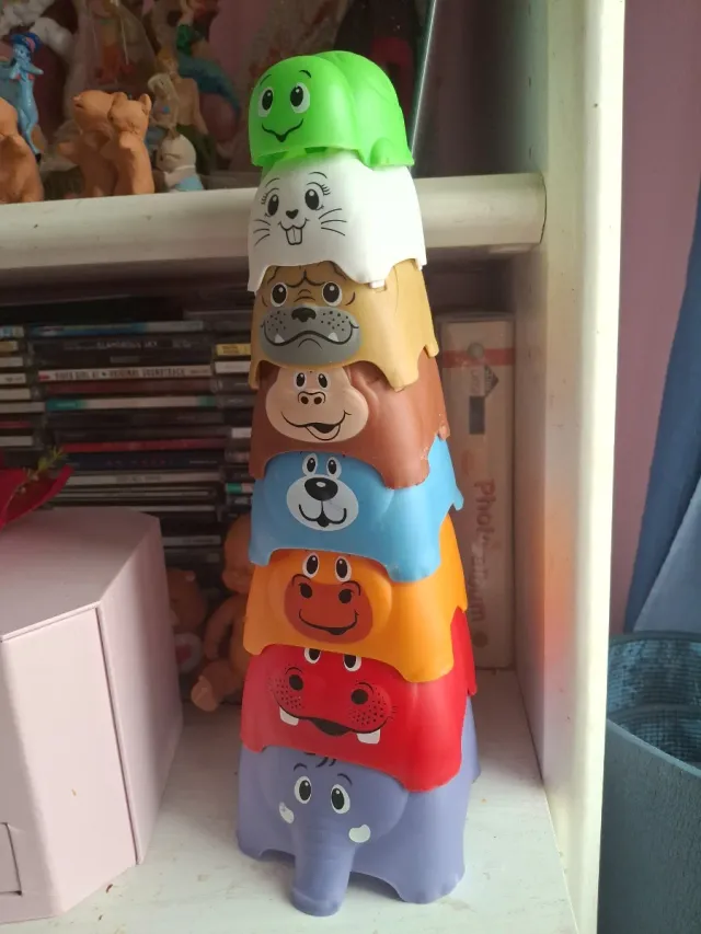 Juguete apilable animales para bebé