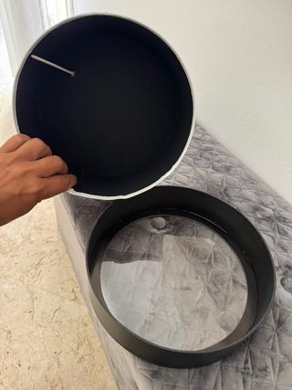 Scatola tonda decorata