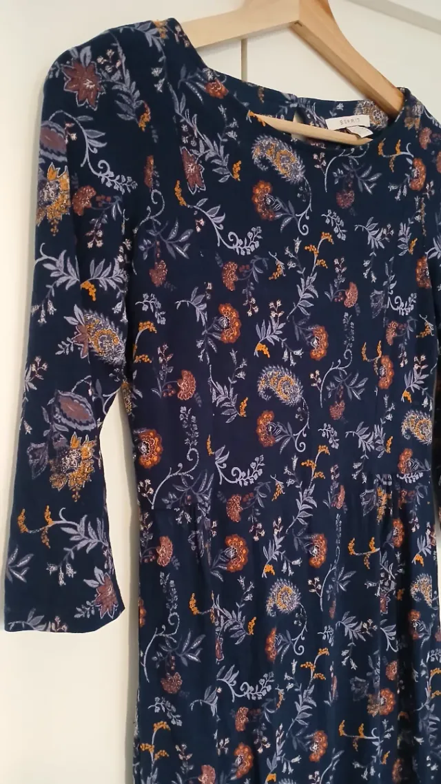 Vestido Esprit floral azul