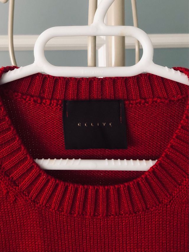 Jersey cuello redondo estampado