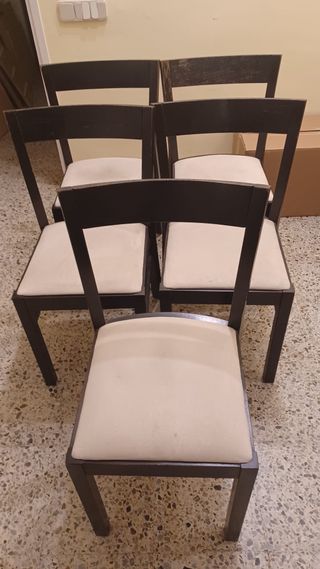 Juego de 5 Sillas Ikea