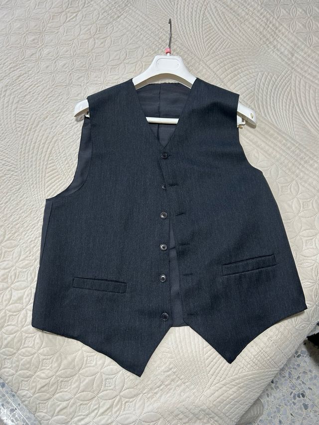 Traje de chaqueta gris marengo