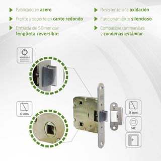 ✨ - Amig - Picaporte Unificado para Puertas de Mad
