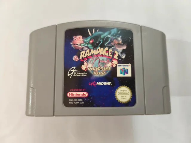 ✨Rampage 2 Universal Tour ☢️  Nintendo 64✨