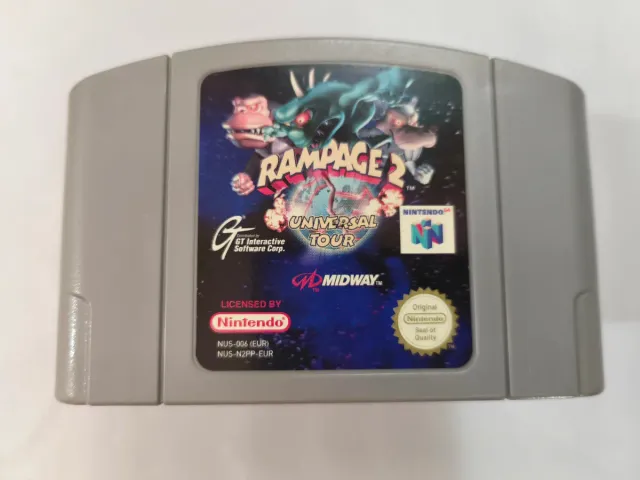 ✨Rampage 2 Universal Tour ☢️  Nintendo 64✨