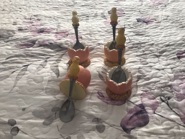 Juego 4 Huevos Cocina con Pollitos