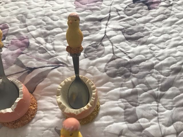 Juego 4 Huevos Cocina con Pollitos