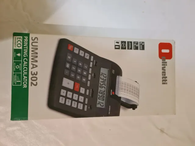 Calculadora Impresora Olivetti Summa 302