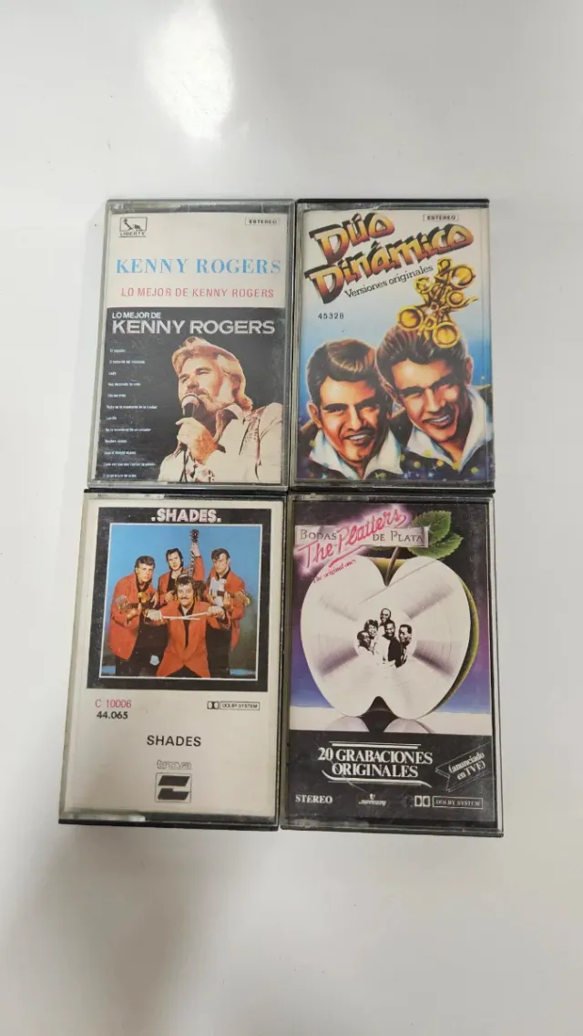 Lote 20 Cintas Cassette Rock/Pop Variado