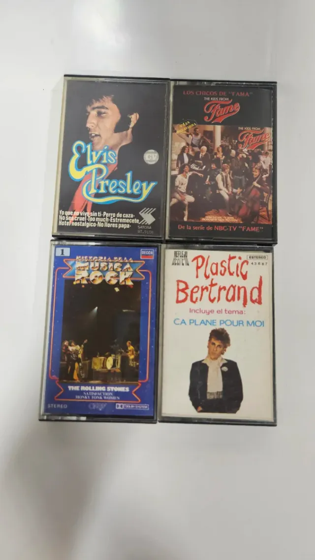 Lote 20 Cintas Cassette Rock/Pop Variado