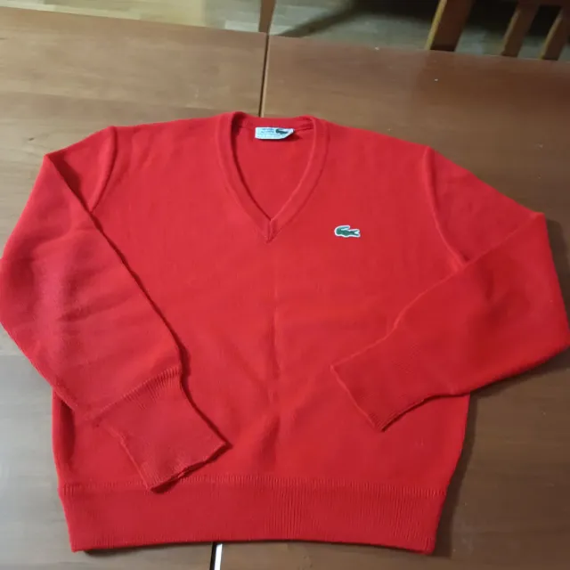 Jersey Lacoste Rojo Talla 12