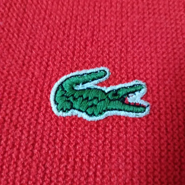 Jersey Lacoste Rojo Talla 12