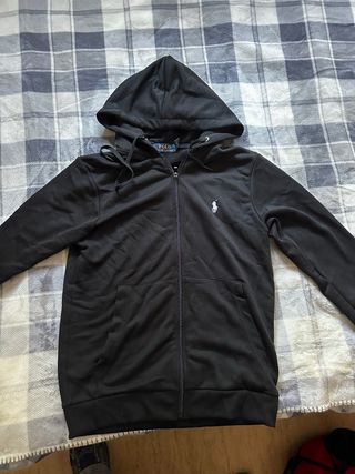 Sudadera Polo Ralph Lauren Negra Cremallera