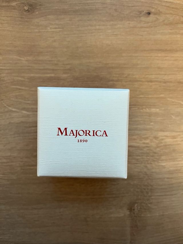 Pendientes perla plata