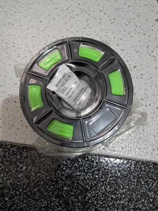 Filamento Impresora 3D Morado y verde