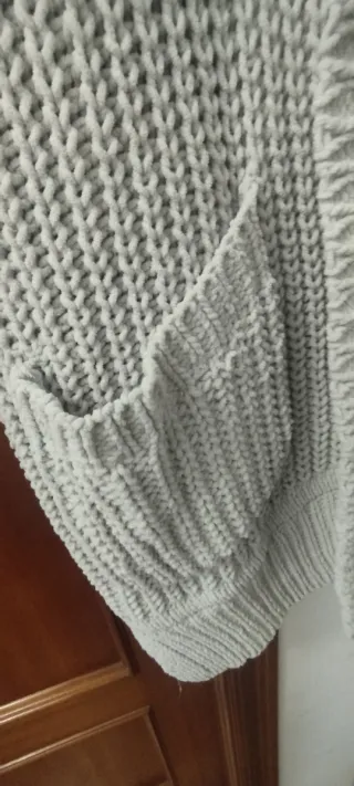 Cárdigan Hollister Gris