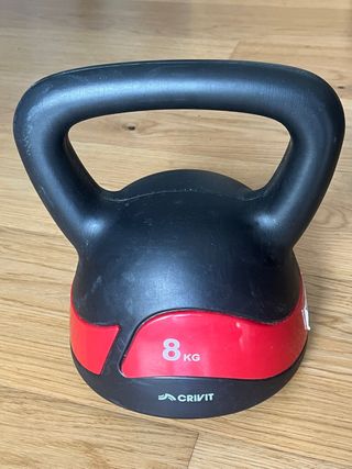 Mancuerna Kettlebell 8 kg Crivit