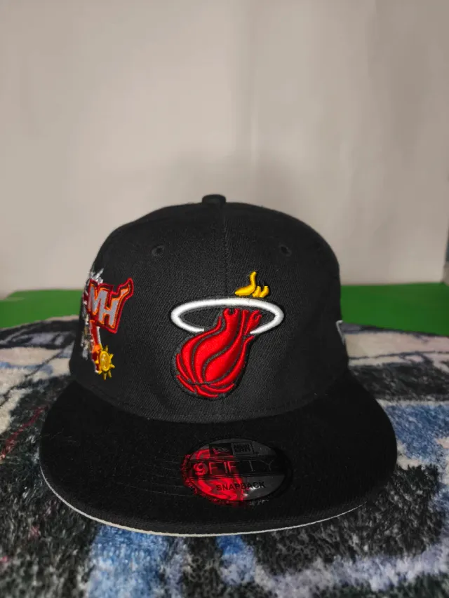 Gorra New Era Miami Heat Snapback Negra