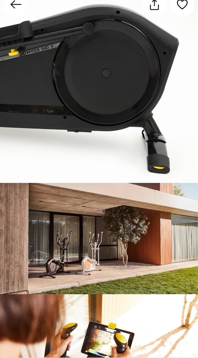 Bicicleta Elíptica Domyos EL540 Negra