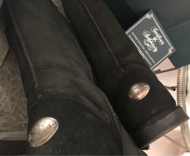 Botas Emu Australia Negras Talla [Talla]