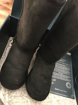 Botas Emu Australia Negras Talla [Talla]