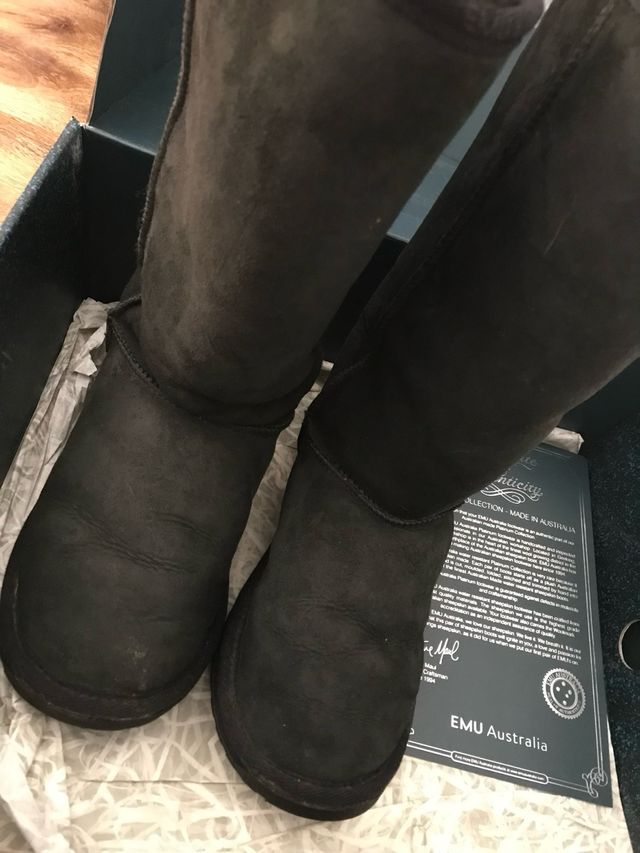 Botas Emu Australia Negras Talla [Talla]