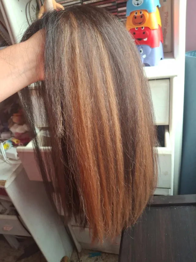 Peluca sintética ajustable nueva