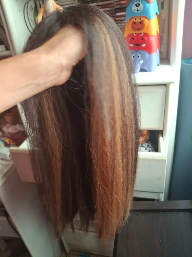 Peluca sintética ajustable nueva