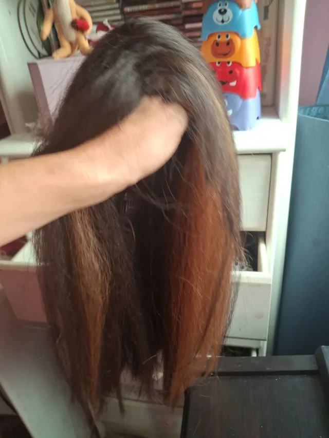 Peluca sintética ajustable nueva