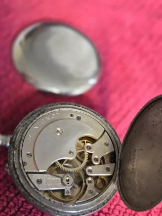 Reloj de bolsillo Longines plateado.5cm