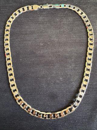 Cadena Cubana 925 Plata 12mm