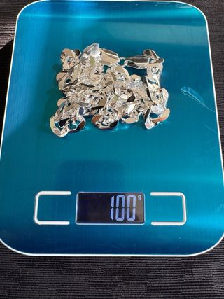 Cubana 925 Plata 12mm - 75cm