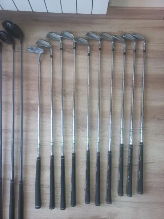 CONJUNTO COMPLETO DE 13 PALOS DE GOLF EXIA