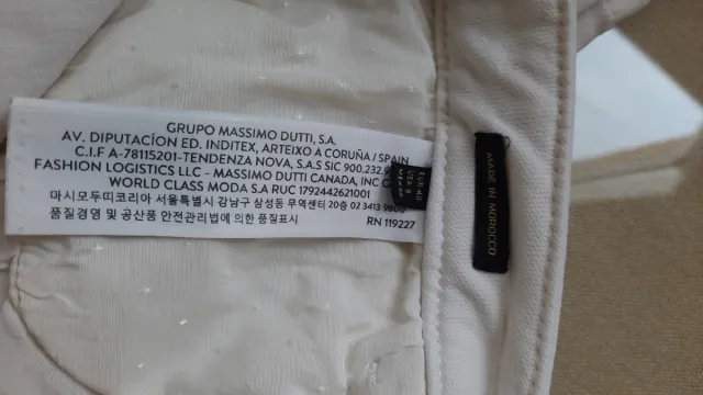 Pantalón Massimo Dutti 5 bolsillos recto Talla 40