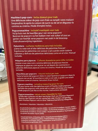 Máquina de palomitas