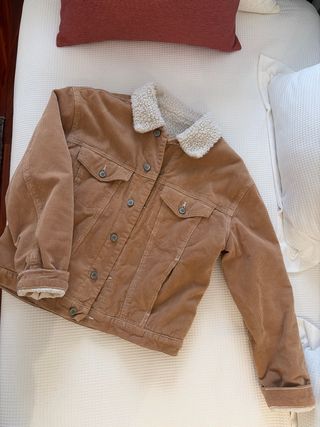 Cazadora de pana forrada