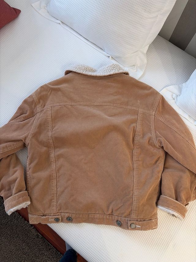 Cazadora de pana forrada