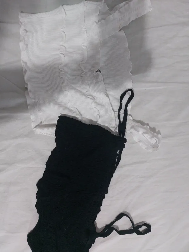 Lote 2 Tops Tezenis Blanco y Negro
