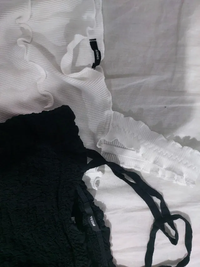Lote 2 Tops Tezenis Blanco y Negro
