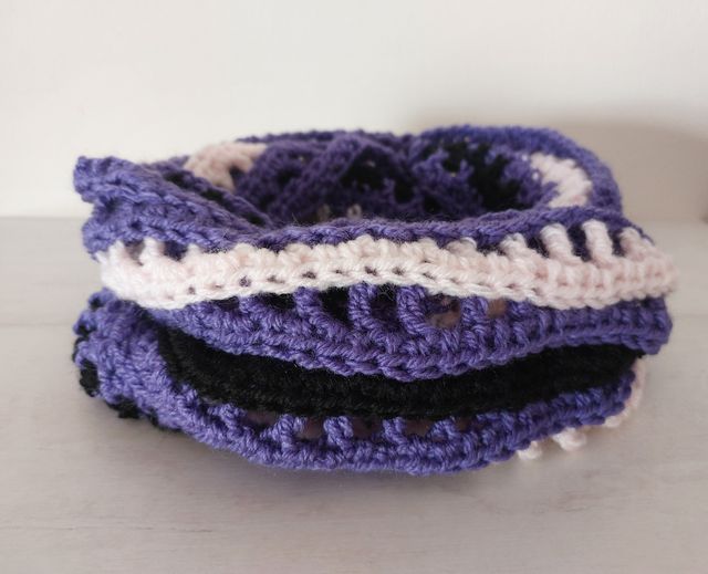 Bufanda nueva crochet infinita