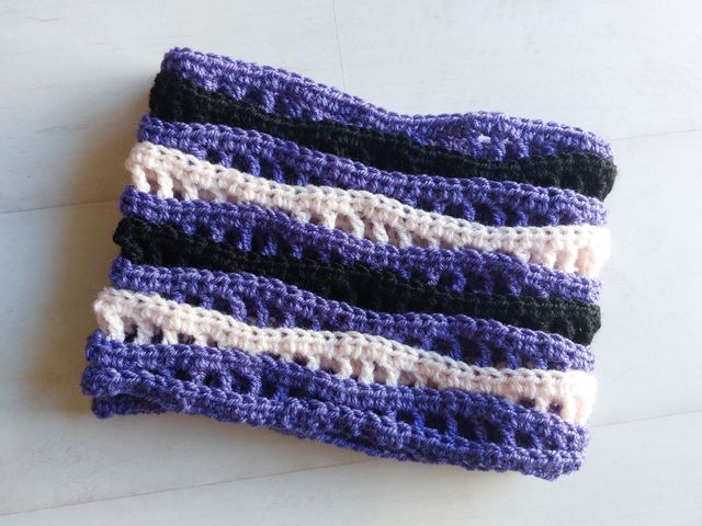 Bufanda nueva crochet infinita