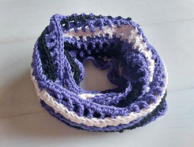 Bufanda nueva crochet infinita