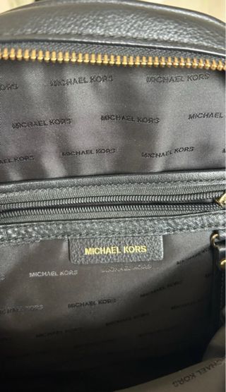 Mochila Michael Kors Piel Negra Original