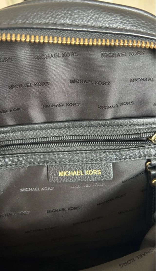 Mochila Michael Kors Piel Negra Original