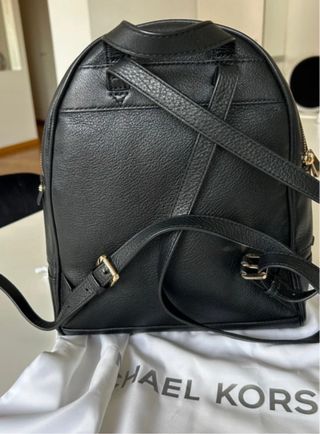 Mochila Michael Kors Piel Negra Original